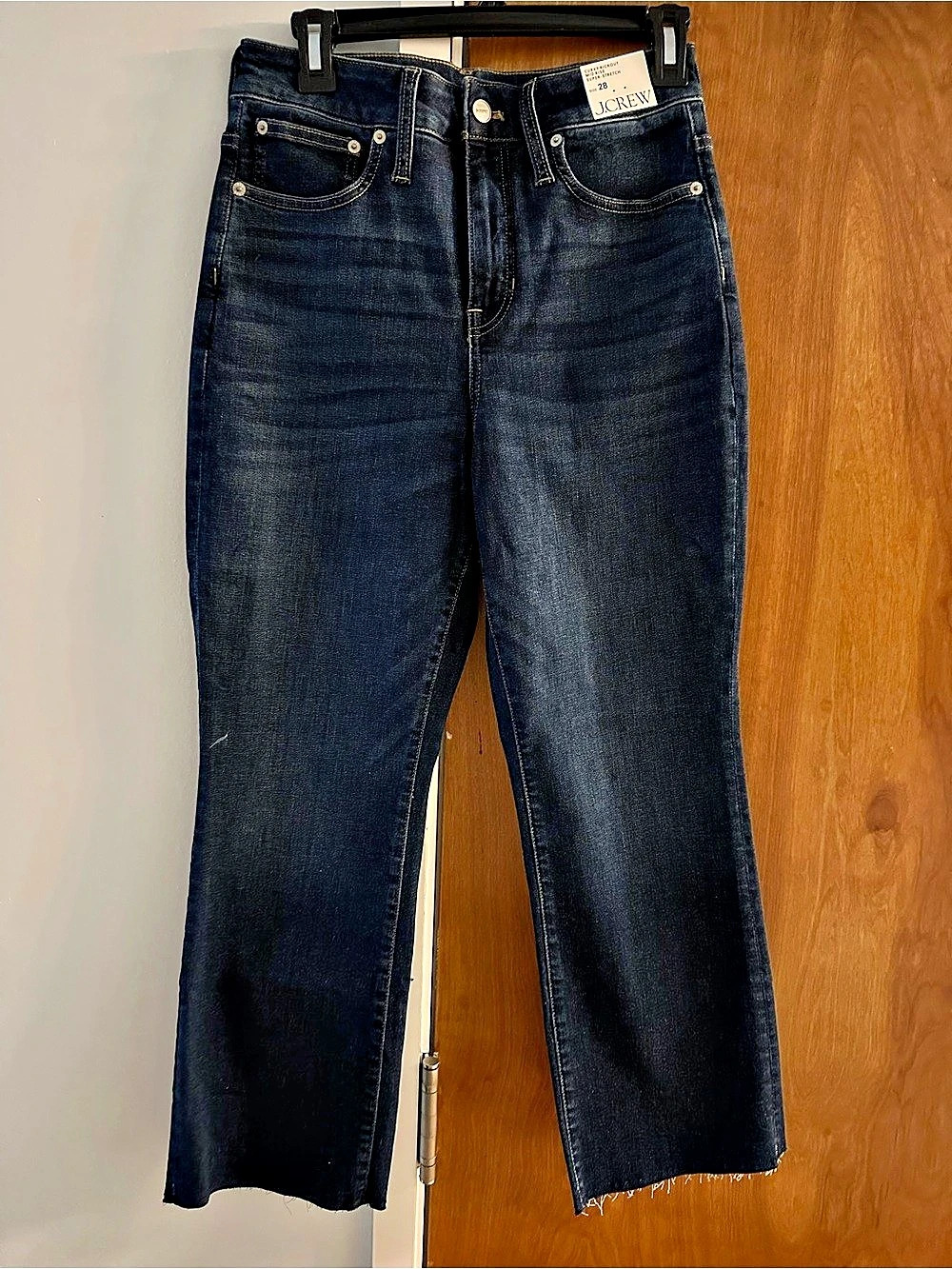 J.Crew Curvy Kickout Mid-Rise Super-Stretch Jean Waist 28